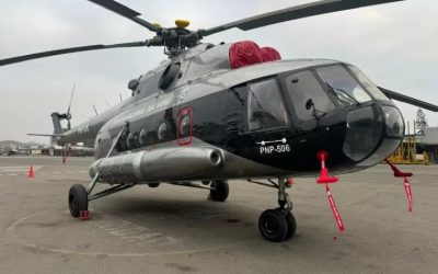 Un helicóptero Mi-17-1B de la DIRAVPOL reparado por HELICENTRO PERU se reincorpora al servicio